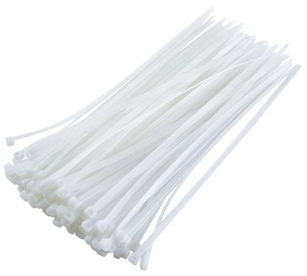 Хомут-стяжка, нейлоновый 4*300мм (100 шт)/150 уп