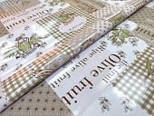 картинка Клеенка ПВХ на тканевой основе "ГЛЯНЕЦ"0,26мм 1,37*20м мод.STS5752-1 — Великий Путь