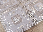 картинка Салфетка в рулоне ажурная серебро 50см*20м, мод. FL-2978 WH/SI.(старый арт ТМВ-KL-27039) — Великий Путь