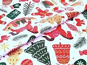 картинка Клеенка ПВХ на тканевой основе "ГЛЯНЕЦ" 0,26мм*1,37*20м, мод.STS5939-2 — Великий Путь